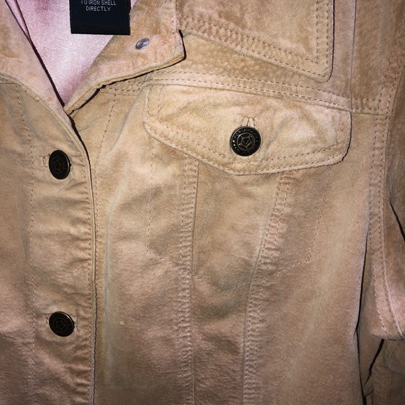 Vintage Tan Suede Jacket - Picture 3 of 5